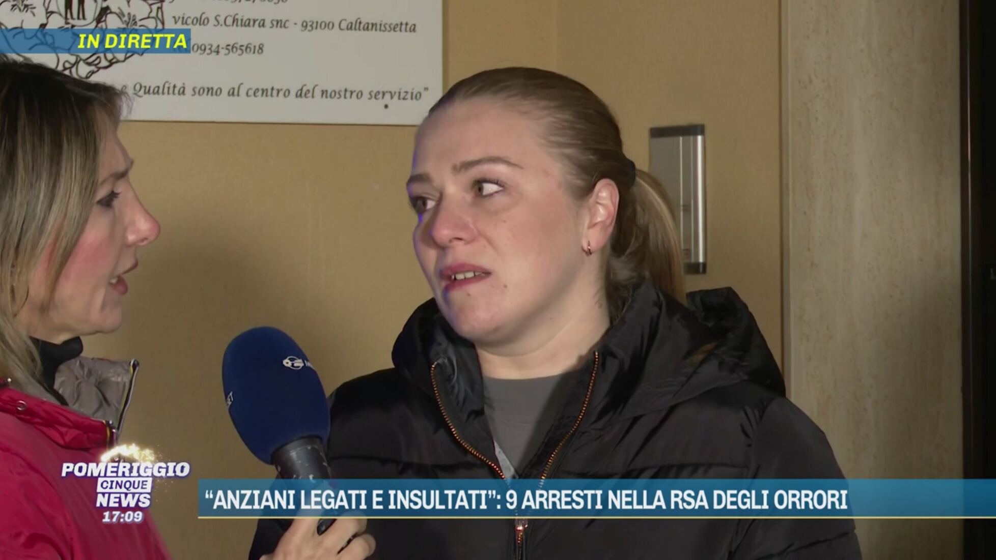 Pomeriggio Cinque: In diretta da Caltanissetta, ex operatrice della rsa  degli orrori Video | Mediaset Infinity