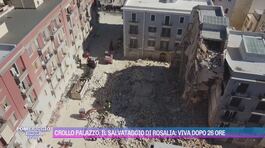 Crollo palazzo, le immagini del salvataggio di Rosalia thumbnail