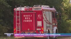 Nonna Clara: ricerche in corso con droni, cani e sommozzatori