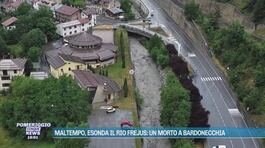 Maltempo, esonda il rio Frejus thumbnail