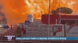 Roma, esplode pompa di benzina: sfiorata la strage thumbnail