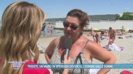 Trieste, un muro in spiaggia divide gli uomini dalle donne thumbnail