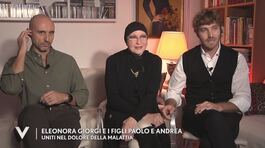 Eleonora Giorgi e i figli Paolo Ciavarro e Andrea Rizzoli uniti nel dolore della malattia thumbnail