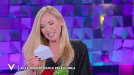 Gli auguri di Marco Bacini per Federica Panicucci thumbnail