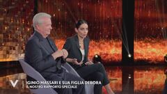Iginio Massari e la figlia Debora