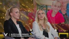 Asia e Alice D'Amato e l'amore per mamma Elena