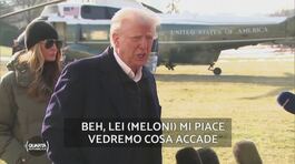 Trump sui dazi all'Italia: "Meloni mi piace, vedremo che succederà" thumbnail