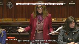 Santanchè: scontro in aula e sfiducia respinta thumbnail