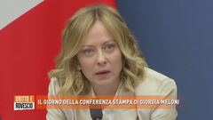 Il giorno della conferenza stampa di Giorgia Meloni