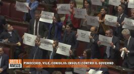 Pinocchio, vile, coniglio: insulti contro il governo thumbnail