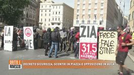 Decreto sicurezza, scontri in piazza e opposizione in aula thumbnail