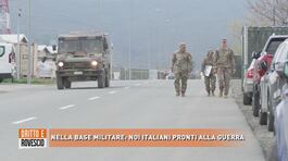 Nella base militare: noi italiani pronti alla guerra thumbnail