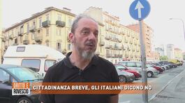 Cittadinanza breve, gli italiani dicono no thumbnail