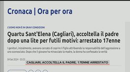 Cagliari, accoltella il padre, 17enne arrestato thumbnail