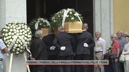 Paderno, i funerali della famiglia sterminata dal figlio 17enne thumbnail