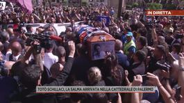 Totò Schillaci, la salma arrivata nella Cattedrale di Palermo thumbnail