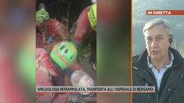 Speleologa intrappolata, trasferita all'ospedale di Bergamo thumbnail