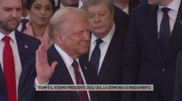 Trump è il 47esimo presidente Usa, la cerimonia di insediamento thumbnail