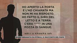 Bimba sbranata da pitbull, il racconto del papà thumbnail