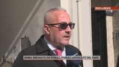 Bimba sbranata da pitbull, parla l'avvocato del papà