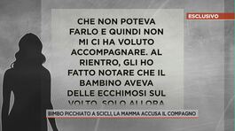 Bimbo picchiato a Scicli, la mamma accusa il compagno thumbnail