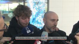 Eleonora Giorgi, la commozione dei figli Andrea e Paolo thumbnail
