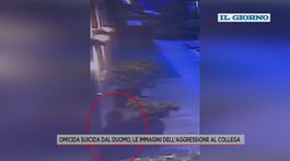 Omicida evaso suicida dal Duomo, le immagini dell'aggressione al collega thumbnail