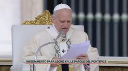 Insediamento Papa Leone XIV, le parole del pontefice thumbnail