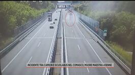 Incidente tra camion e scuolabus nel comasco, muore maestra 43enne thumbnail