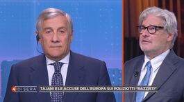 Antonio Tajani e le accuse dell'Europa sui poliziotti "razzisti" thumbnail