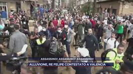 Alluvione, Re Felipe contestato a Valencia thumbnail