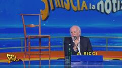 Ricci porta in studio una misteriosa sedia da preghiera di Fazio