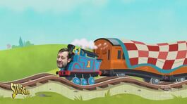 Salvini si trasforma in un treno e risolve il problema dei ritardi thumbnail