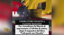 Tapiro d'oro gigante a Claudio Baglioni dopo il sequestro del libro «Tutti poeti con Claudio»: l'anticipazione thumbnail