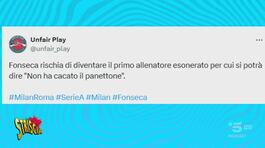 Striscioni: Paulo Fonseca ha mangiato il panettone ma poi non l'ha... digerito! thumbnail
