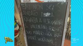 Cartelli su tutto, pure sul San Valentino boicottato quando i mariti sono in smart working! thumbnail