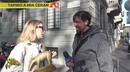 Tapiro d'oro a Mia Ceran dopo che Tv Talk (che analizza i programmi televisivi) non ha mai trattato l'inchiesta di Striscia su Affari Tuoi thumbnail