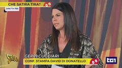 Satira, Cucciari a Giuli: lei è l'unico ministro i cui interventi possono essere ascoltati al contrario Satira, Cucciari a Giuli: lei è l'unico ministro i cui interventi possono essere ascoltati al contrario