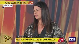 Satira, Cucciari a Giuli: lei è l'unico ministro i cui interventi possono essere ascoltati al contrario thumbnail