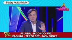 Trionfo di Sinner e sconfitta di Paolini: Caressa si sbilancia con previsioni azzeccatissime! Trionfo di Sinner e sconfitta di Paolini: Caressa si sbilancia con previsioni azzeccatissime!