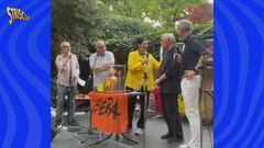 Stefania Petyx all'asta di Libera: gli associati, auto-tassandosi, compreranno il Tapiro per regalarlo a don Ciotti!