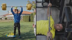 L'allenamento di Stefano Corti e Marco Maddaloni