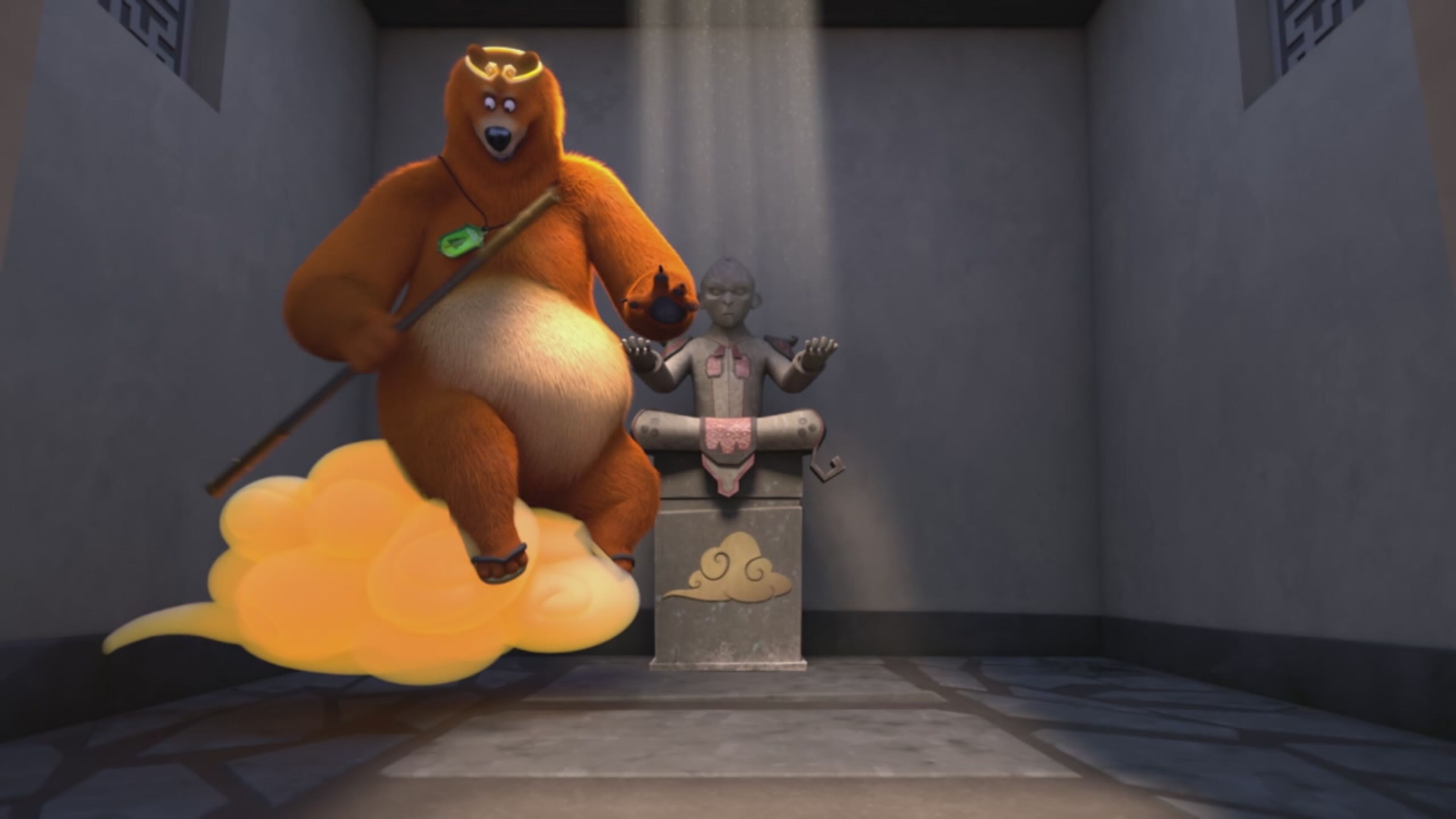 Un orso tra le nuvole