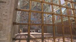 Il cantiere Cappella Sistina, fervono i preparativi del Conclave thumbnail