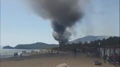 Il maxi-rogo nel campeggio, 699 in fuga in Maremma