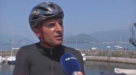 Va al lavoro in bici da Ceresolo, sul Lago Maggiore, alla Svizzera thumbnail