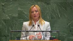 Meloni all'Onu: "Israele ha superato i limiti a Gaza"