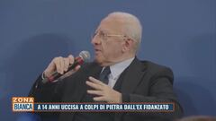 Le parole di Vincenzo De Luca sul caso di Martina Carbonaro