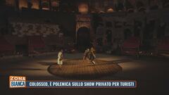 Colosseo, è polemica sullo show privato per turisti