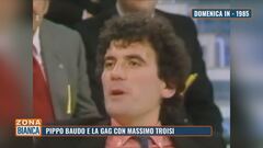 Pippo Baudo e la gag con Massimo Troisi